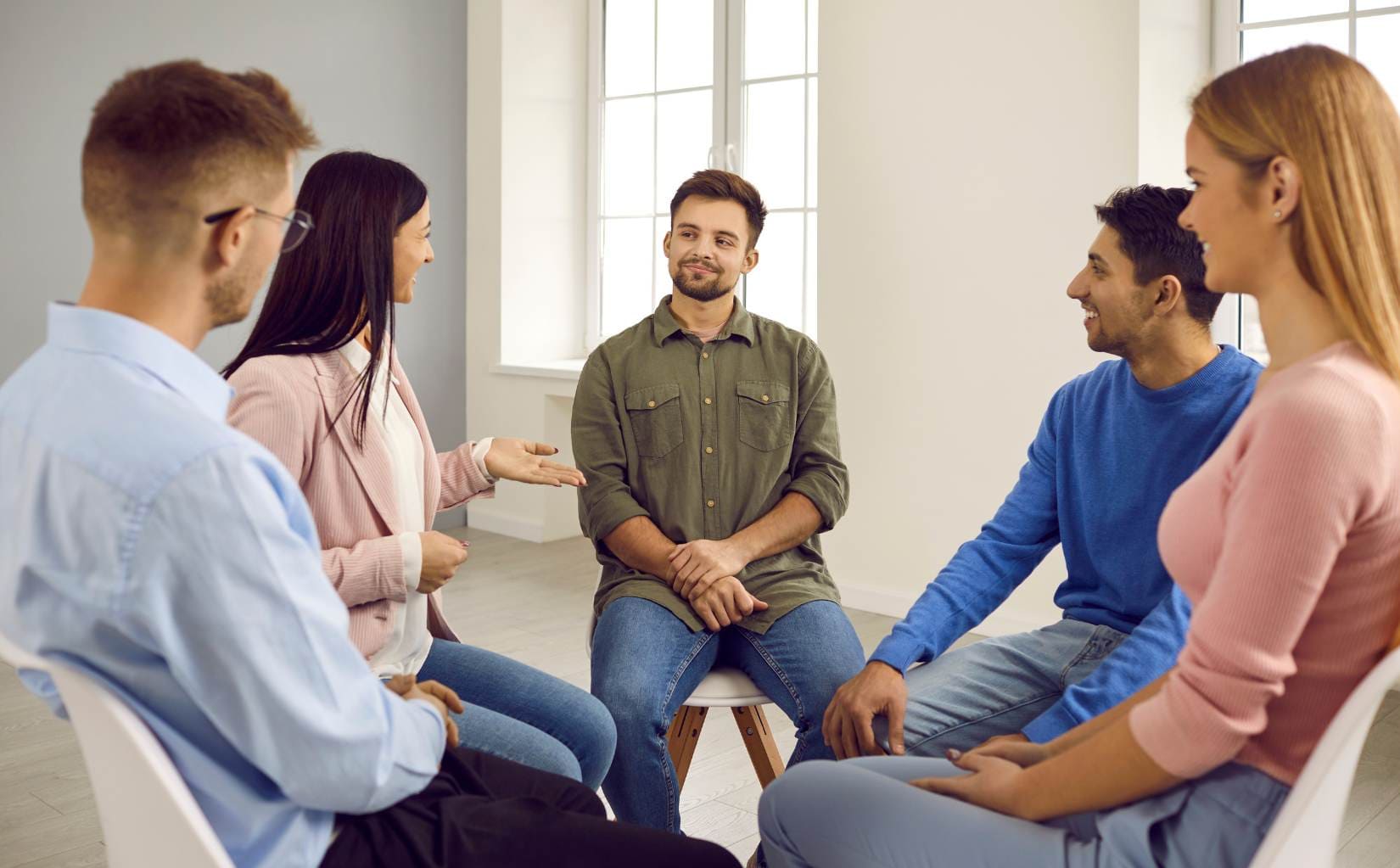 Supportive group therapy as part of addiction treatment in Somers Point.