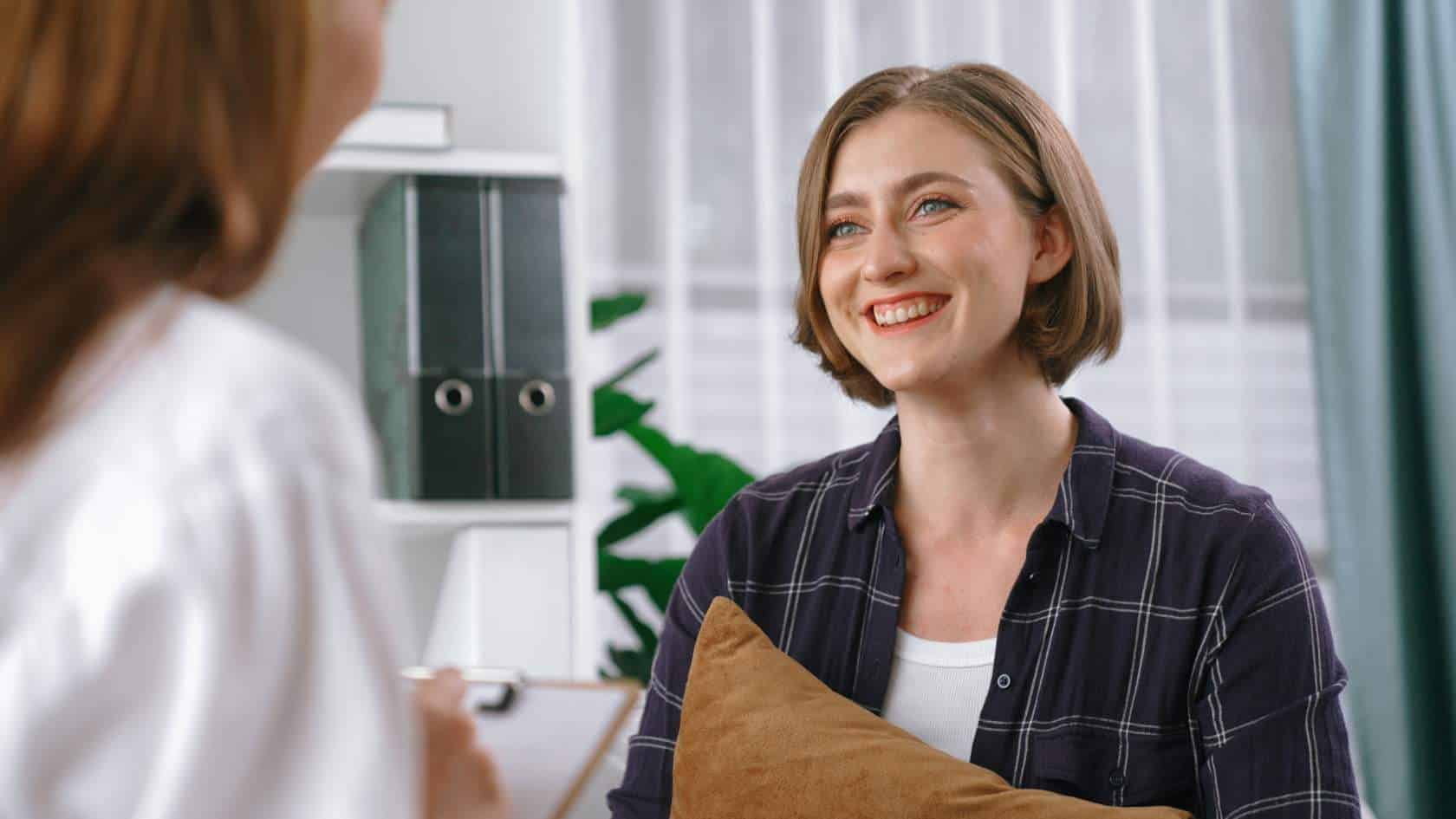 Individual getting support at our South Jersey stimulant addiction treatment center.