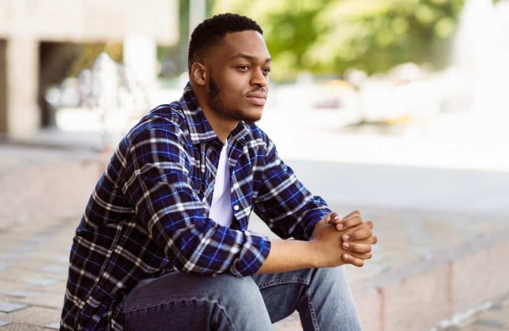 A man decides to seek help through South Jersey hallucinogen addiction treatment.