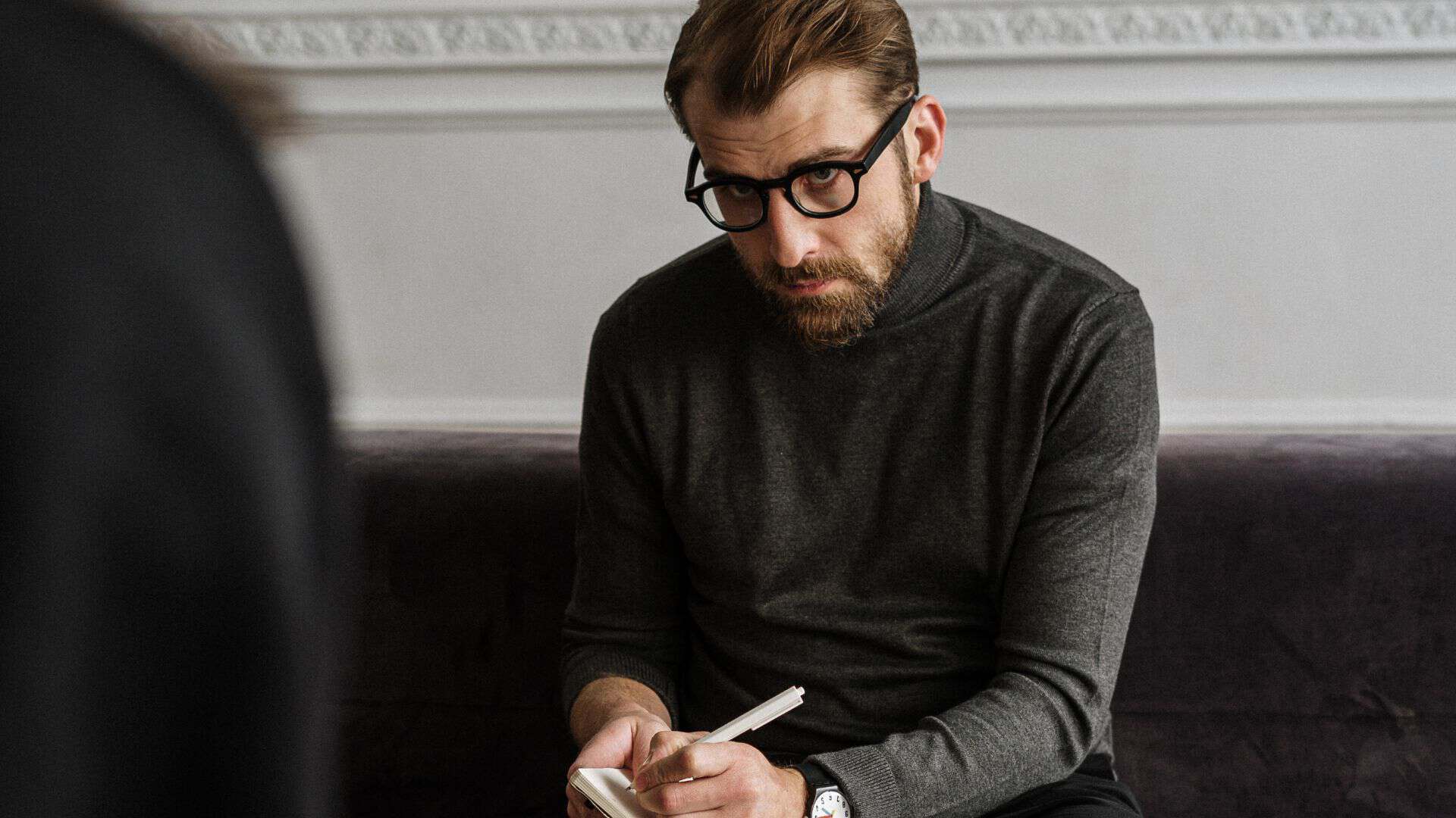 Man seeking help from a counsellor during an Ativan Addiction Treatment in NJ
