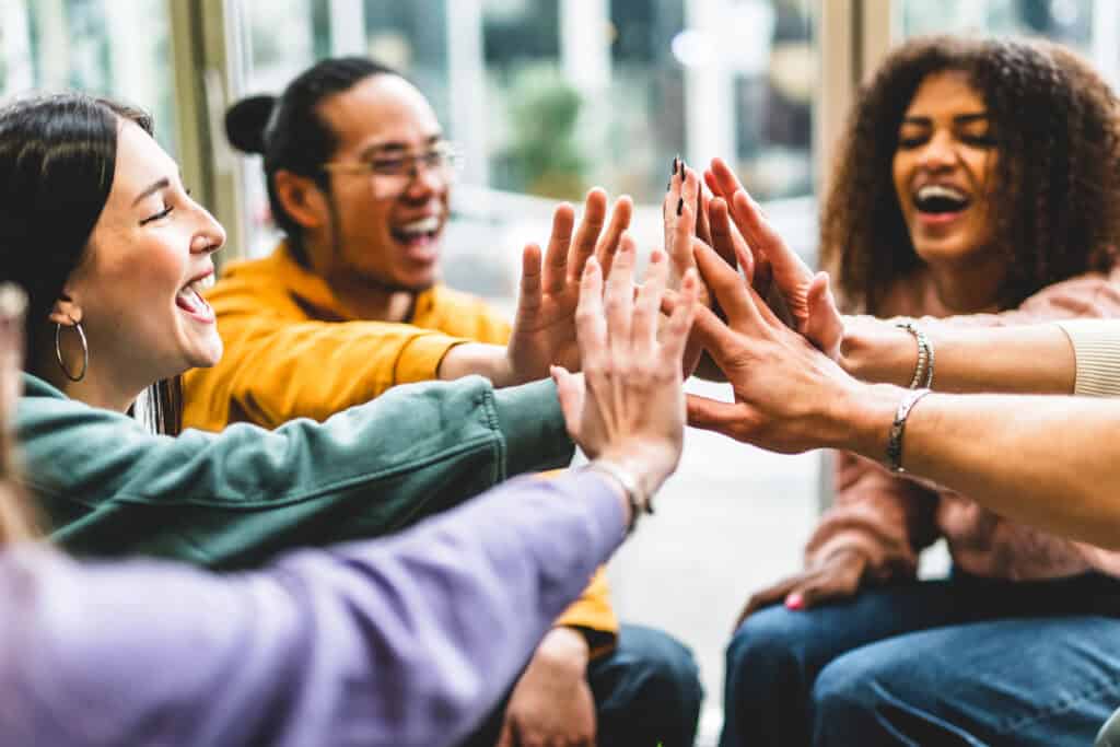 Support group session addressing the question "Do I need rehab?"